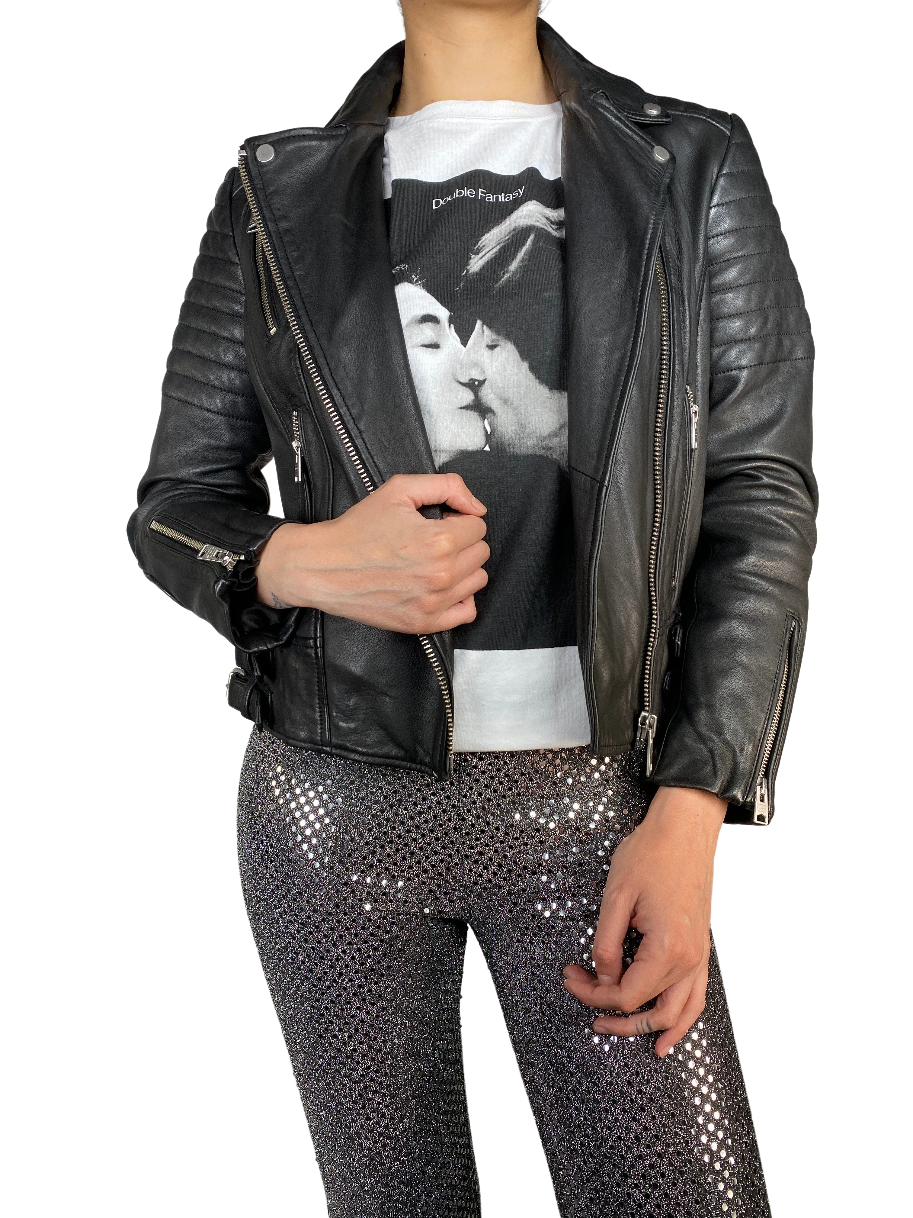 ALLSAINTS Chaqueta Biker Cuero