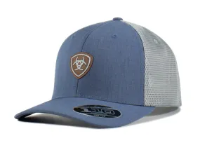 Ariat Men's Shield Logo Mesh Back Snapback Patch Cap-