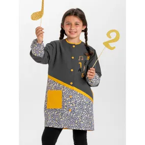 Bata escolar infantil Notas Musicales - Dyneke