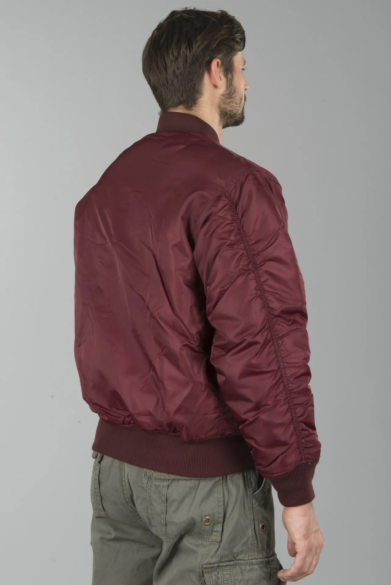 Chaqueta Brandit MA1 Borgoña
