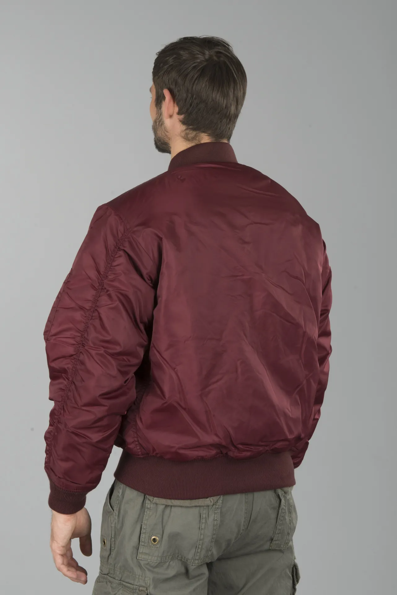 Chaqueta Brandit MA1 Borgoña