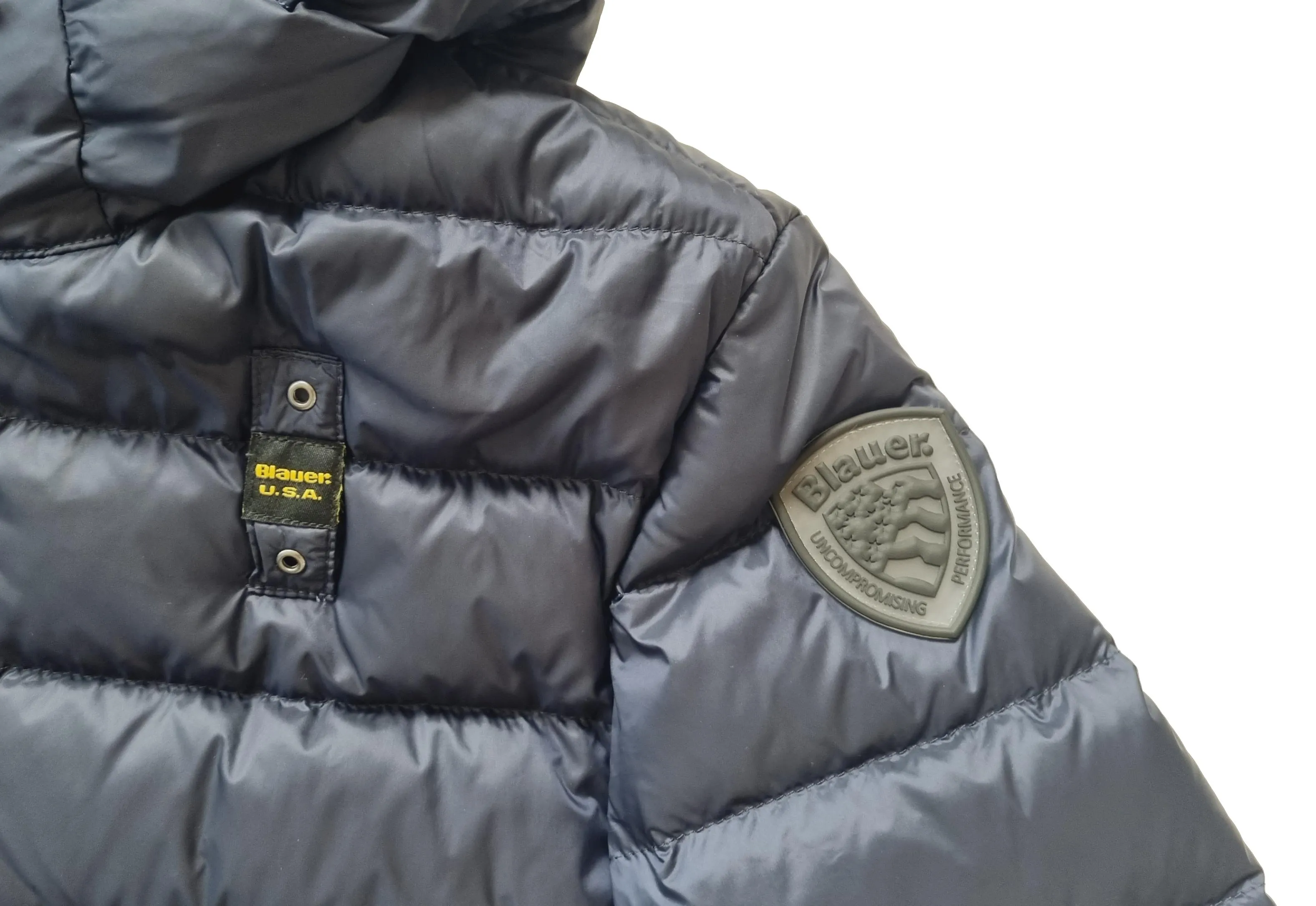 Chaqueta de plumas para hombre BLAUER 21WBLUC03005 005046 azul