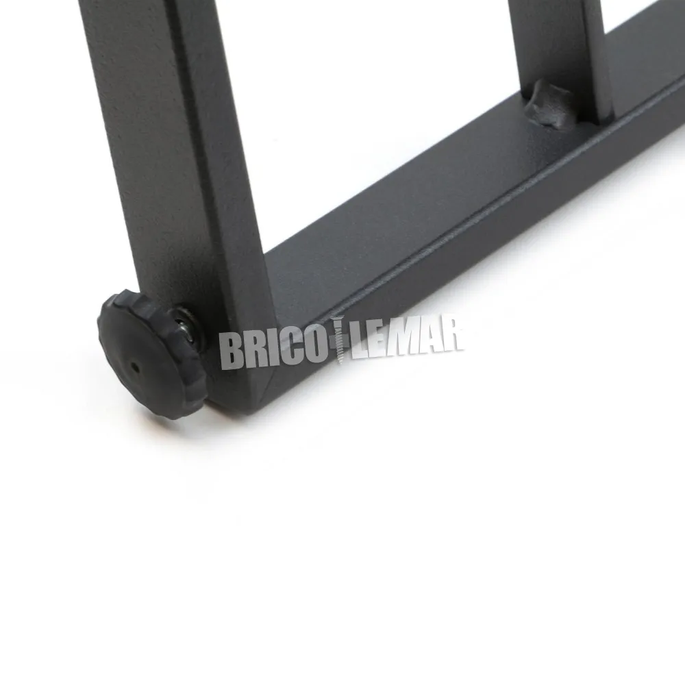 Emuca Estructura para estantería Lader altura 1150mm acero pintado negro