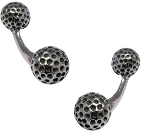 Gemelos para camisa Doble Bola de Golf Plata 925