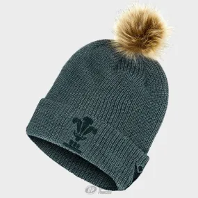 Gorro Gales pompón gris