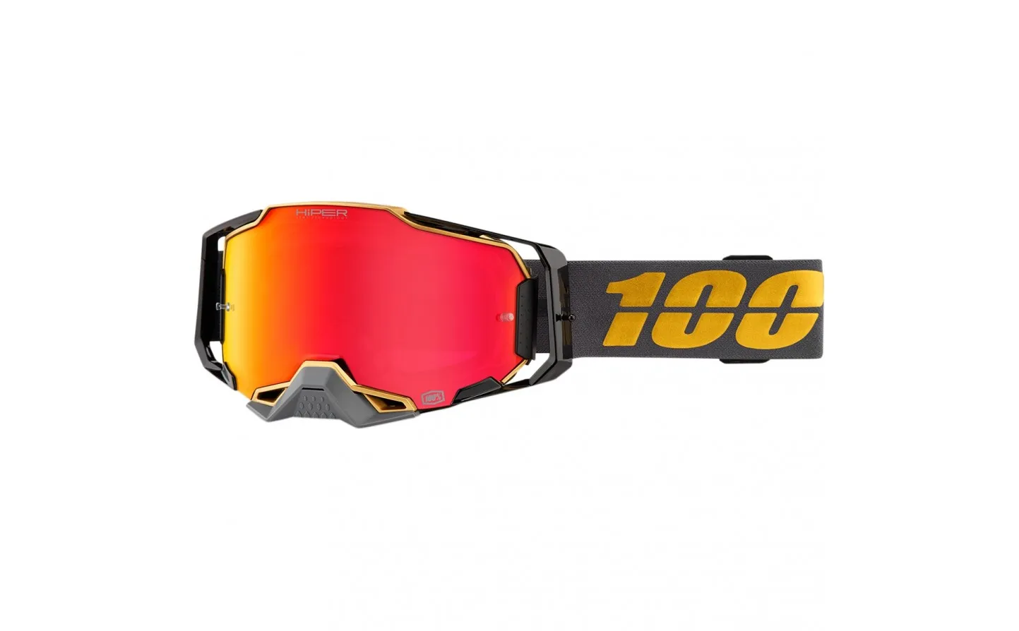 Máscara 100% Armega Falcon 5 Negro Naranja |26012691|