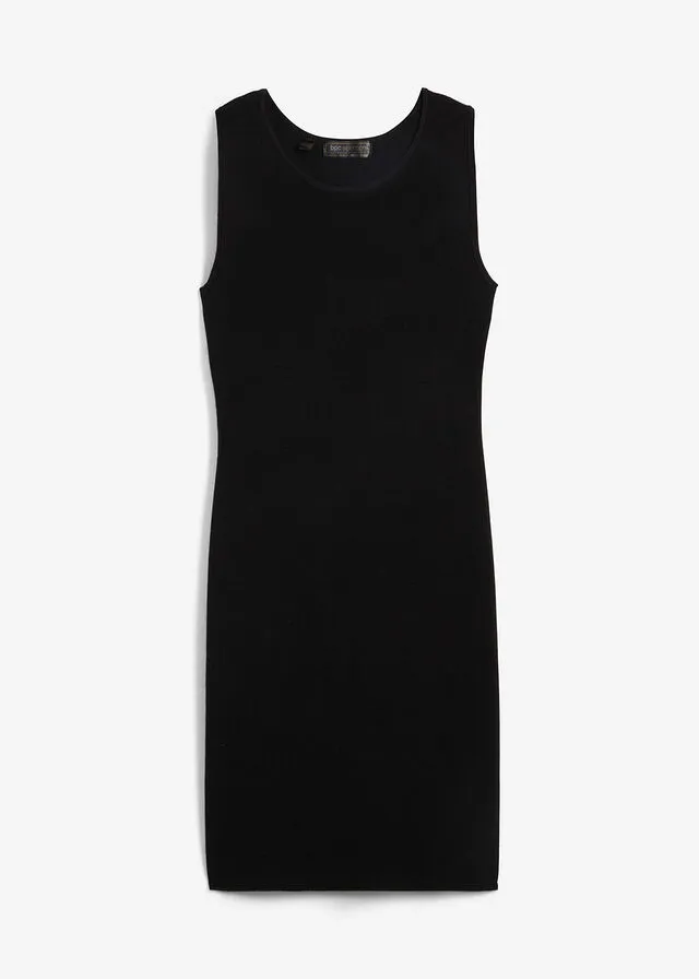 Vestido de punto Negro