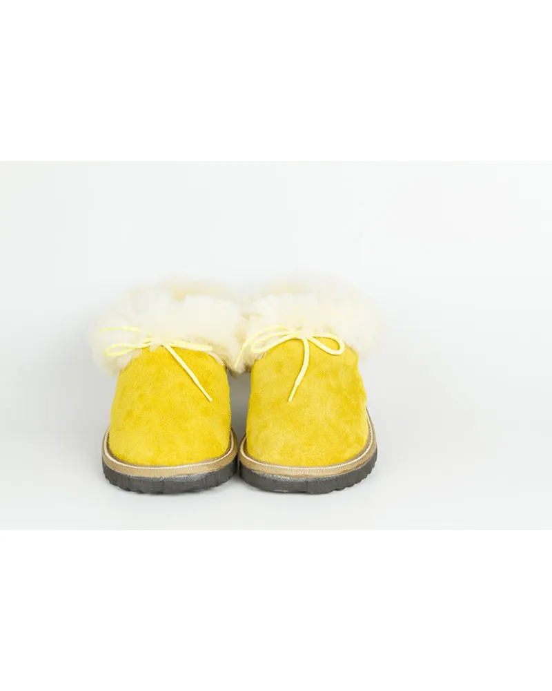 zapatillas cerradas con pelo