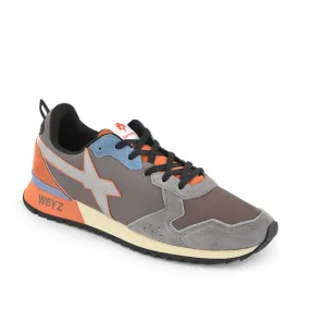 Zapato Deportivo Maldini vaquero y naranja