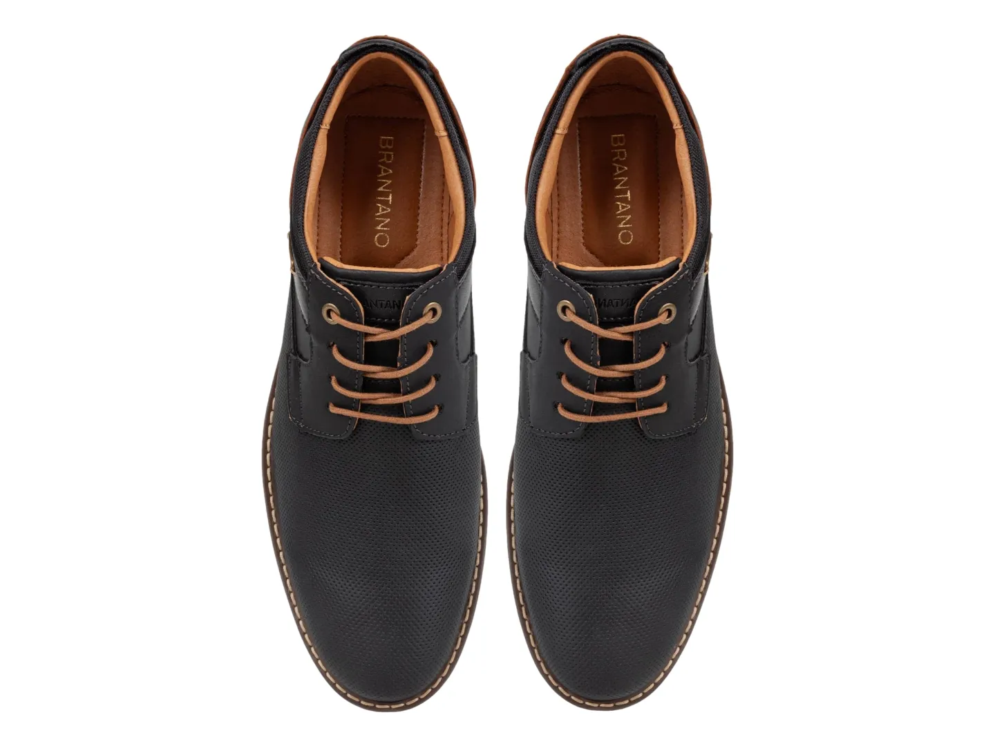 Zapatos Brantano 13484 Negro Para Hombre