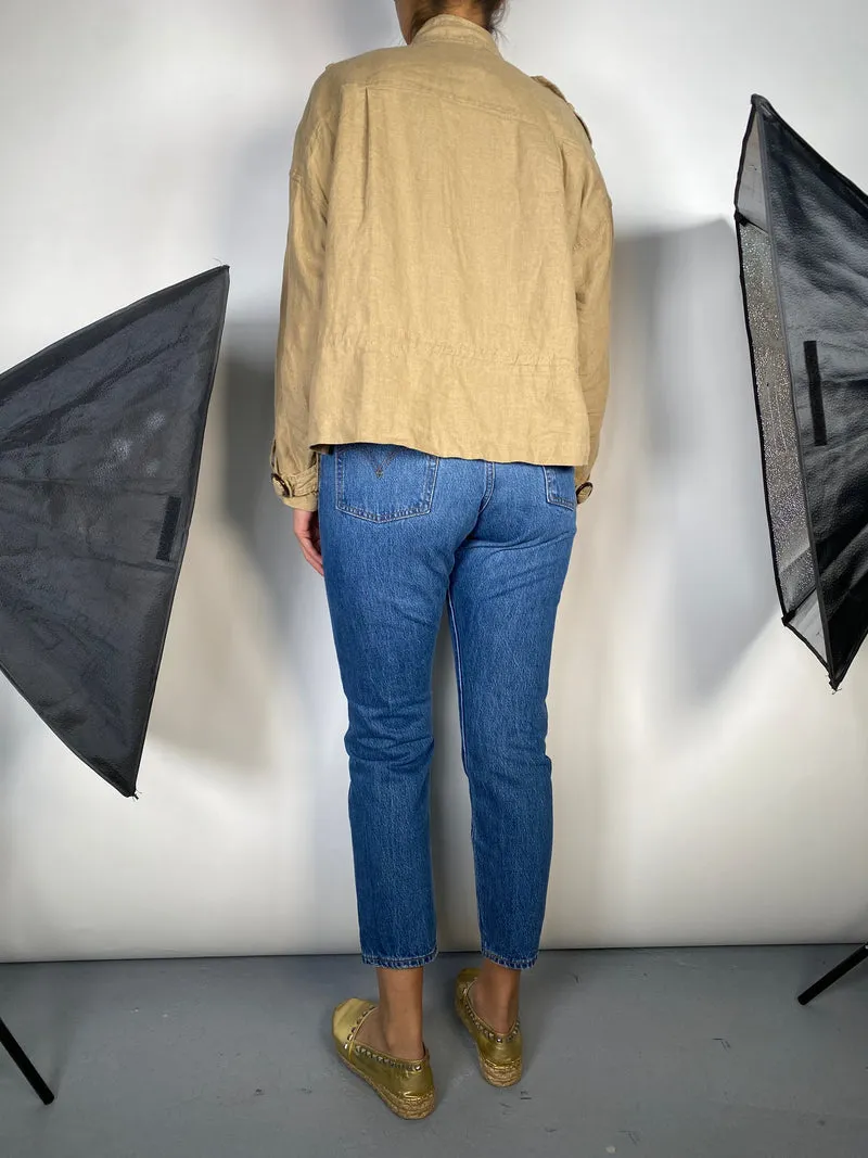 ZARA Chaqueta Lino
